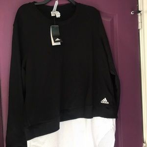 NEW Adidas Layer Sweatshirt with tags.